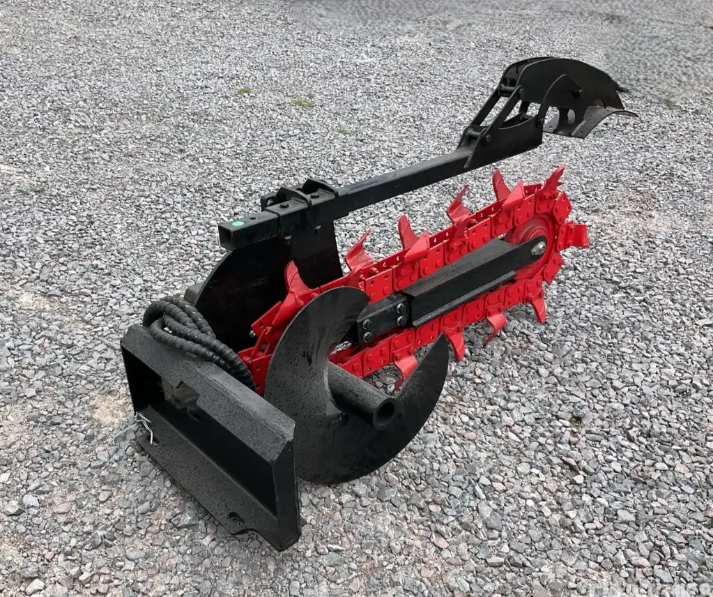 2025 GIYI GY-X380 Zanjadora para Minicargador