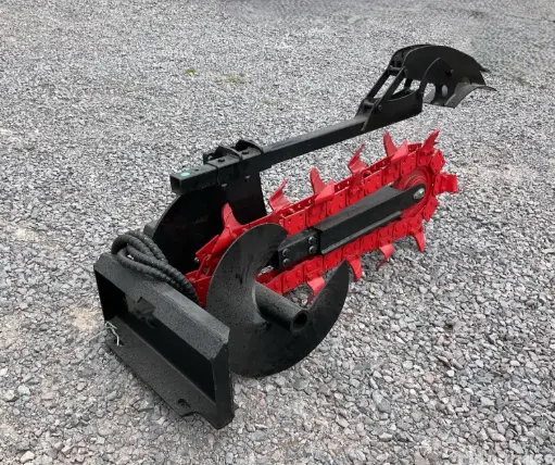 2025 GIYI GY-X380 Zanjadora para Minicargador